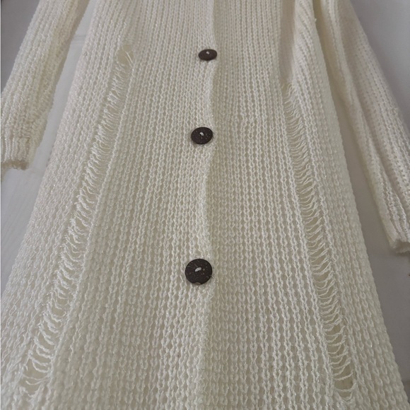 POL Distressed Cardigan with Buttons NWOT - Picture 5 of 5